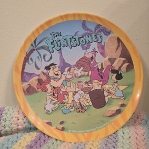 Vintage 1993 Flinstones collection plate